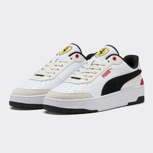 Size 11-MEN Puma X Scuderia Ferrari CA MATCH Sneakers WHITE (308621 05)